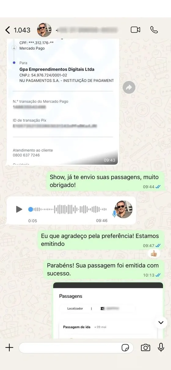 Relato real de alerta recebido no momento certo