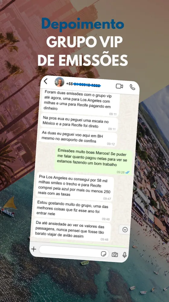 Depoimento de economia em passagem para Los Angeles